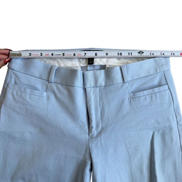 BANANA REPUBLIC Light Blue Sloan Ankle Pants Size 4 - Picture 8 of 9
